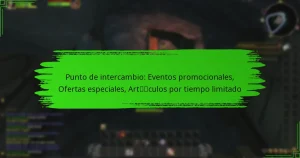 Punto de intercambio: Eventos promocionales, Ofertas especiales, Artículos por tiempo limitado