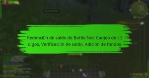 Redención de saldo de Battle.Net: Canjeo de códigos, Verificación de saldo, Adición de fondos