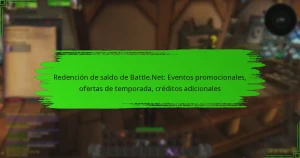Redención de saldo de Battle.Net: Eventos promocionales, ofertas de temporada, créditos adicionales