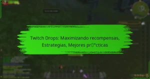 Twitch Drops: Maximizando recompensas, Estrategias, Mejores prácticas