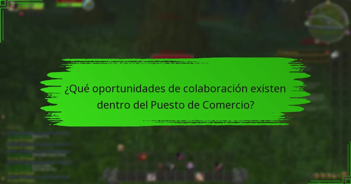¿Qué recursos están disponibles para los participantes del Puesto de Comercio?